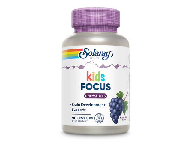 Focus for Children - 60 chewables (Повреждена этикетка) - Фото NaN