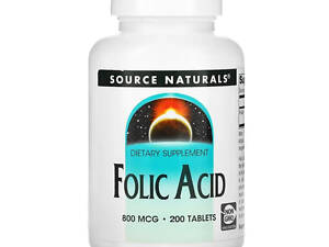 Folic Acid 800 mcg - 200 tabs
