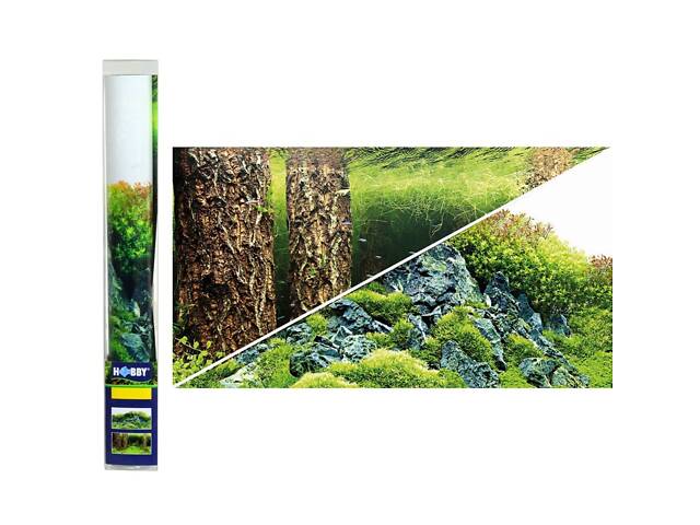Фон для акваріума Hobby Scaping Hill/Scaping Forest 120x50 см Різнокольоровий (HB31032) - Фото 2