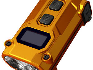 Ліхтар брелок Nitecore TINI 3 2xNiteLab UHE LED 600 лм USB-C (5 режимів) Помаранчевий