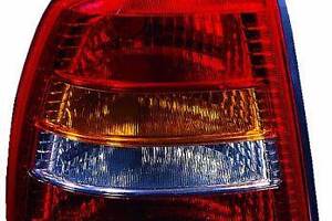 Ліхтар лівий Opel Astra G SDN червоно-димчастий (DEPO). 442-1934L-UE2