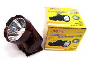 Ліхтар налобний 13 ЛЕД з вбудованим акумулятором IMICE No1468