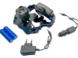 Фонарь налобный BL 1LED линза x Li-Ion (152-BL-2188B-T6-120pcs)