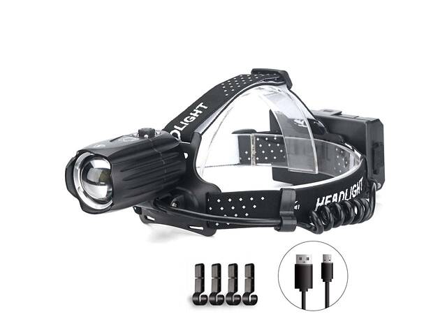 Ліхтар налобний BL-T35-P160 3x18650 - Фото 5