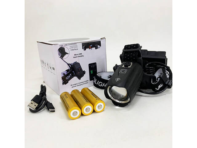 Ліхтар налобний BL-T35-P160 3x18650 - Фото 7