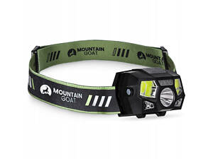 Ліхтар налобний Mountain Goat LED 350 lm акумуляторний, з регулюванням нахилу Black (P-5907739318312)