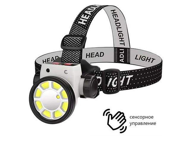 Ліхтар налобний PLD-LY004-XPE+COB, ліхтарик на голову для роботи, потужний світлодіодний ліхтарик на голову - Фото 3