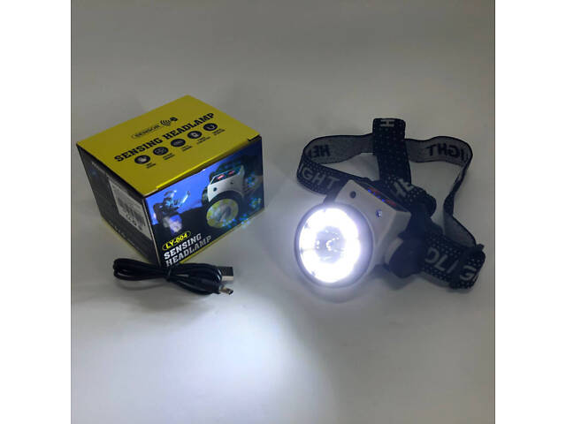 Ліхтар налобний PLD-LY004-XPE+COB, ліхтарик на голову для роботи, потужний світлодіодний ліхтарик на голову - Фото 11