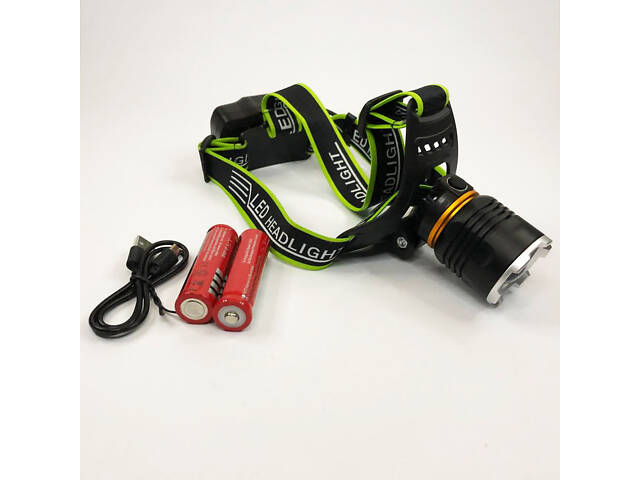 Ліхтар налобний з датчиком руху Police BL-8003-P50, ліхтарик bailong, ліхтарик налобний з usb зарядкою - Фото 7