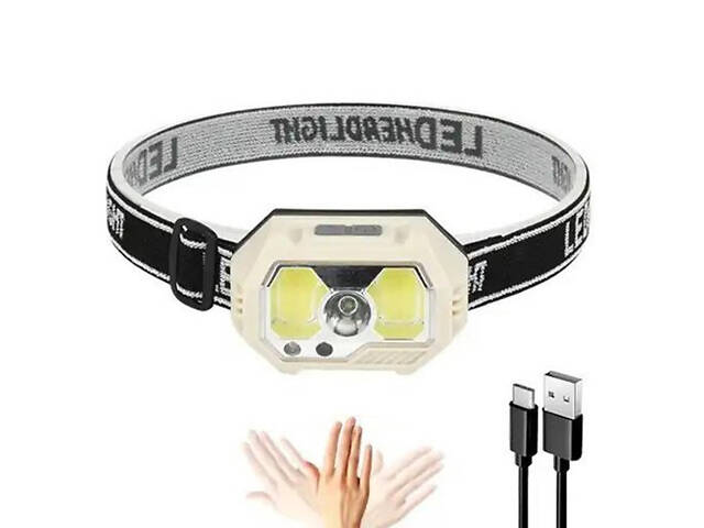 Ліхтар налобний SH-S31-XPE+COB(white+red), Ліхтар акумуляторний для риболовлі, Ліхтар для рятувальників - Фото 3