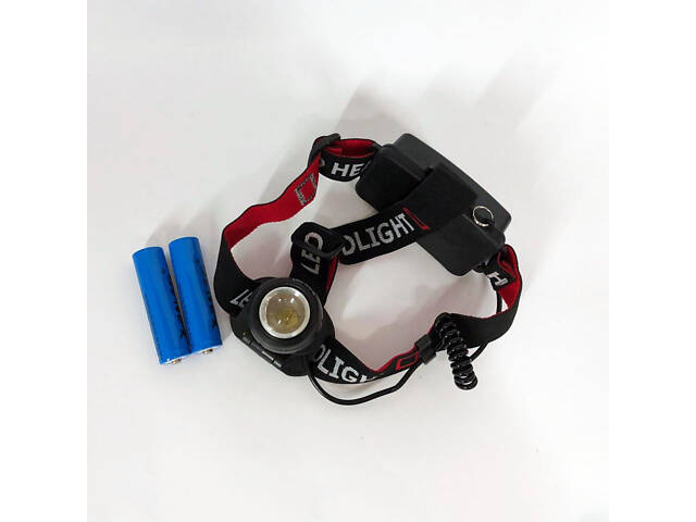 Ліхтар налобний світлодіодний водонепроникний з 2 акумуляторами Bailong BL-T06B-P90, головний ліхтарик - Фото 14