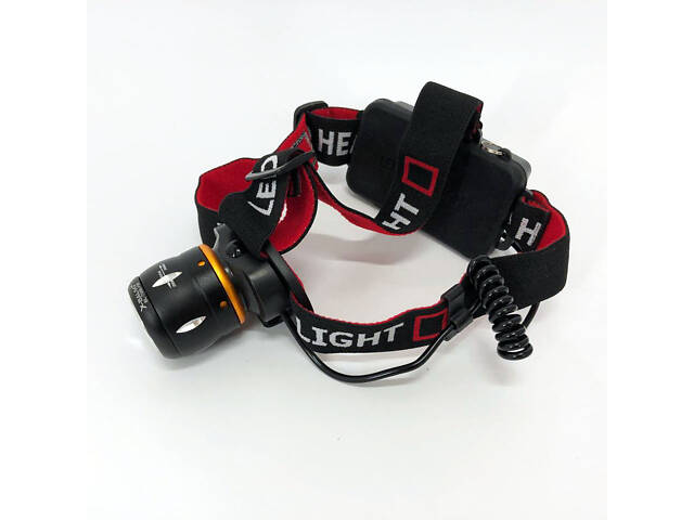 Ліхтар налобний світлодіодний водонепроникний з 2 акумуляторами Bailong BL-T06B-P90, головний ліхтарик - Фото 16