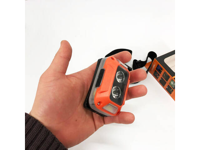 Ліхтар налобний WH-0218-XPG(white+yellow)+SMD(red), Налобний ліхтар для туризму риболовлі та полювання - Фото 14