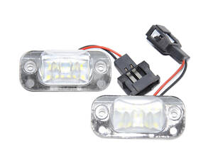 Фонарь подсветки номера LED комплект 2шт (Новые) VOLKSWAGEN GOLF 3 92-97 (ФОЛЬКСВАГЕН ГОЛЬФ 3) (PaiZD-R5220)