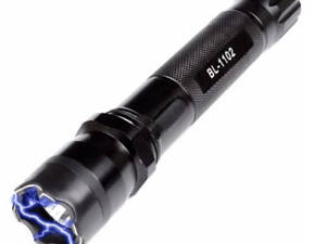 Ліхтар поліцейський Bailong BL-1102 відлякувач собак 19,5х3,5х3 см Чорний