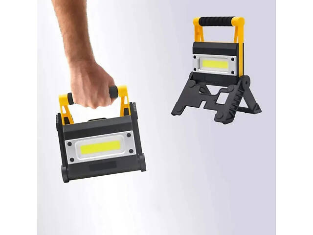 Ліхтар-прожектор акумуляторний BL MS 8006 7858 ручний, акумуляторний ліхтар кемпінговий, лампа - Фото 12