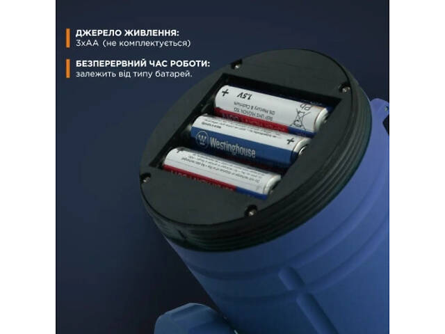 Ліхтар Quantum Nice red 1WLED + 3WCOB 3xAA (QM-FL3042) - Фото 6