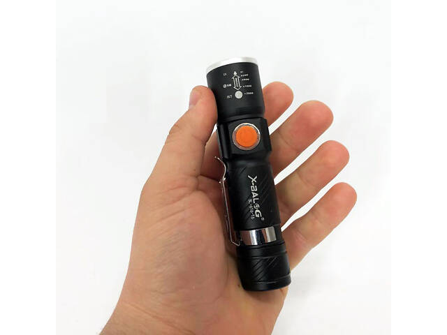 Ліхтар ручний акумуляторний тактичний X-Balog BL-616-T6 із зарядкою від павербанків із USB - Фото 11