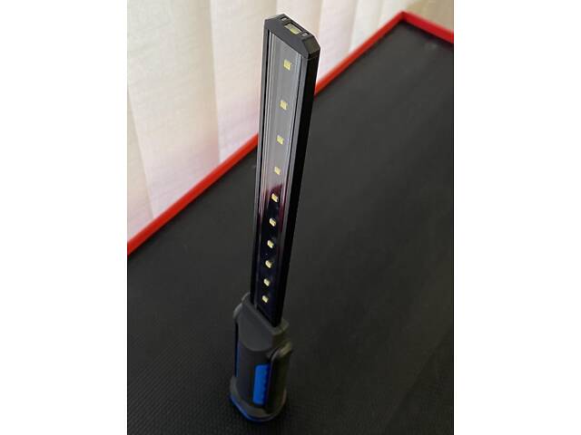 Фонарь светодиодный на магните 10+1, тонкий, аккумуляторный (Made in GERMANY) G.I.KRAFT TL-1001 - Фото 8