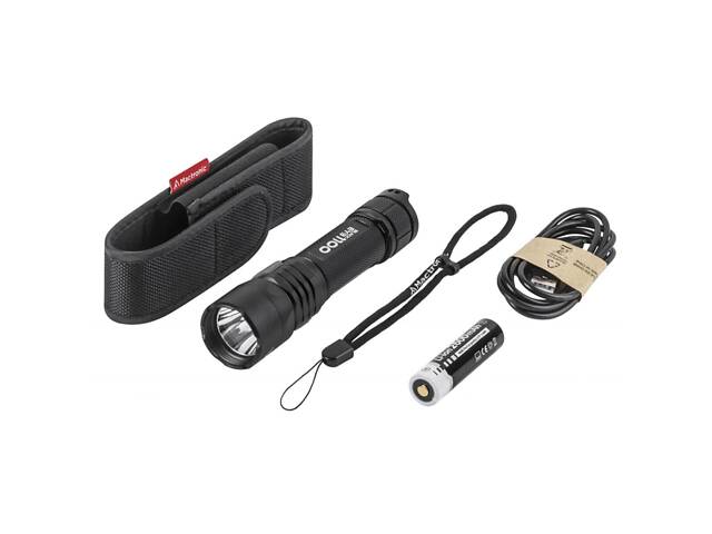 Фонарь тактический Mactronic Black Eye 1100 (1100 Lm) Recharg Type-C (THH0048) - Фото 3