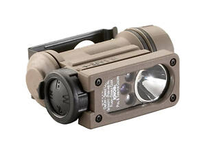 Ліхтар тактичний Sidewinder Compact II на шолом +CR123A (Койот)
