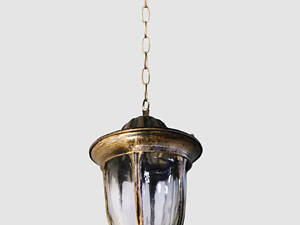 Фонарь уличный подвесной 25512 Золото 35-85х16х20 см.