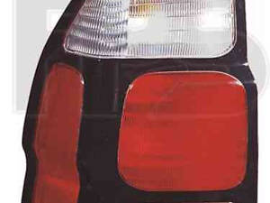 Фонарь задний для Mitsubishi Pajero Sport '00-08 левый (DEPO) на крыле, красно-белый