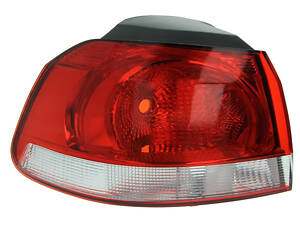 Фонарь задний для Volkswagen Golf VI хетчбек '09 - правый (DEPO) внешний , светло -красный