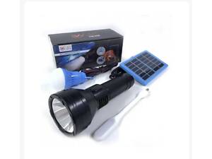 Фонарик ручной Bailong BL YW-038 hand torch +bulb+solar 8408