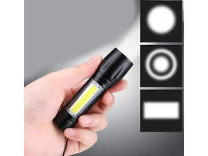 Фонарик ручной BL 511 COB usb micro charge 4814