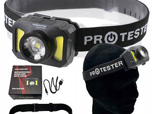 Ліхтарик налобний світлодіодний (LED) із зумом PROTESTER PRO-HL0550S