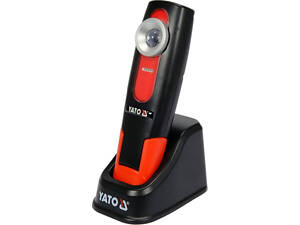 Ліхтарик переносний діодний YATO; живлення від Li-Ion акумулят. 3,7 V 2600 mAH, 5 Вт, 390-405 nm YT-08500