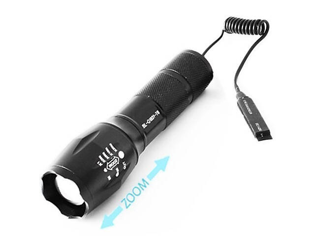 Ліхтарик підствольний під рушницю Bailong Police BL Q1831 T6 (суперпотужний) з виносною кнопкою - Фото 3