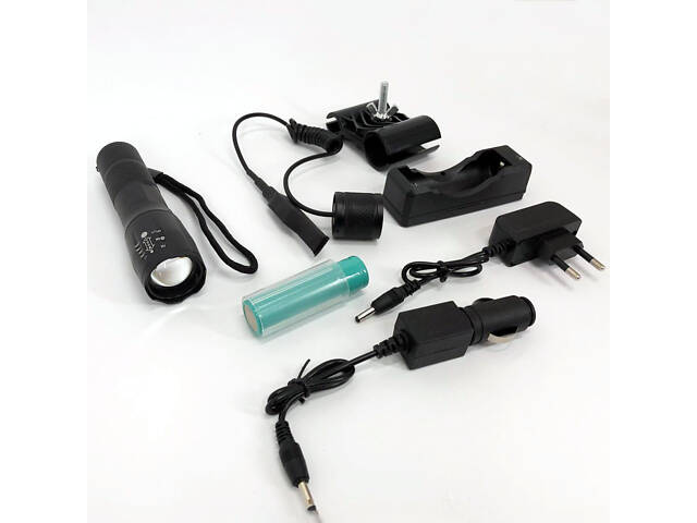 Ліхтарик підствольний під рушницю Bailong Police BL Q1831 T6 (суперпотужний) з виносною кнопкою - Фото 8