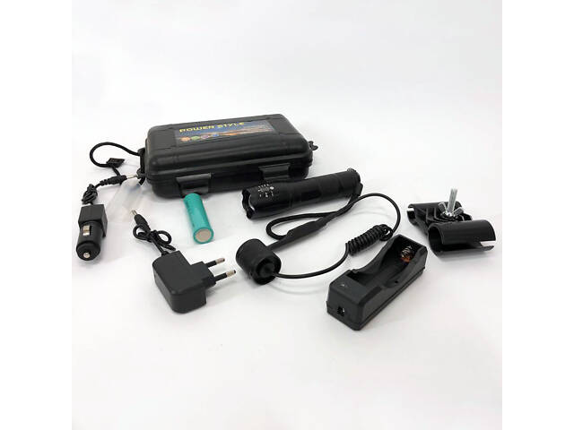 Ліхтарик підствольний під рушницю Bailong Police BL Q1831 T6 (суперпотужний) з виносною кнопкою - Фото 9