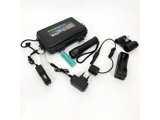 Ліхтарик підствольний під рушницю Bailong Police BL Q1831 T6 (суперпотужний) з виносною кнопкою - Фото 12