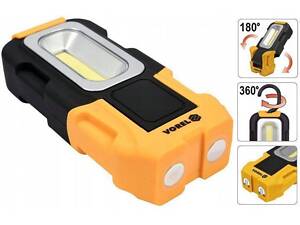 Фонарик поворотный СОВ LED магнит крючок VOREL-82724