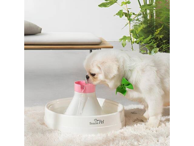 Фонтан-поїлка для котів і собак Beacon Pet 3L з фільтрацією та циркуляцією води з насиченням активним киснем - Фото 1