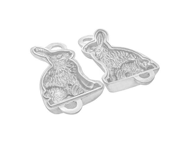 Форма алюминиевая большая 'Зайчик' для выпечки праздничного цельного кекса 30х17х8.5 см