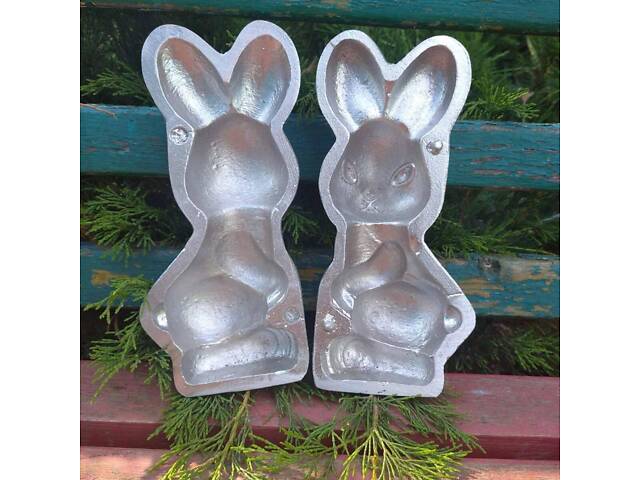 Форма алюминиевая 'Зайчик' для выпечки праздничного цельного кекса 18.5х9х7.5 см