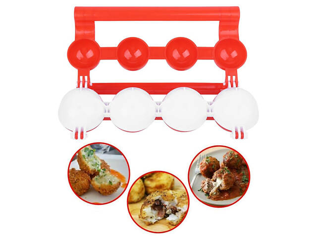 Форма для приготування фрикадельок із начинкою Stuffed Ball Maker - Фото 3
