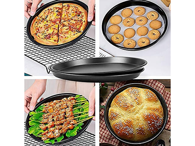 Форма для випікання піци з антипригарним/тефлоновим покриттям Ø 26 см - Фото 2