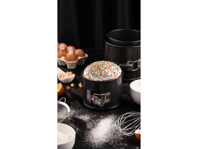 Форма для випічки Ardesto Gemini Easter Cake Round Detachable 14 x 12 см (AR2506G) - Фото 4