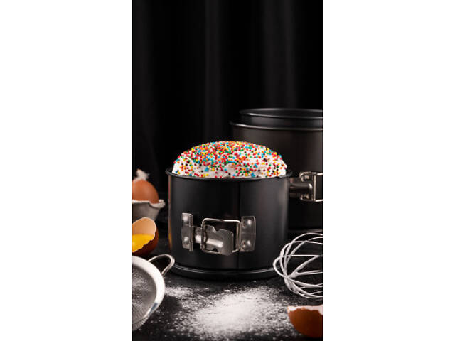 Форма для випічки Ardesto Gemini Easter Cake Round Detachable 14 x 12 см (AR2506G) - Фото 7