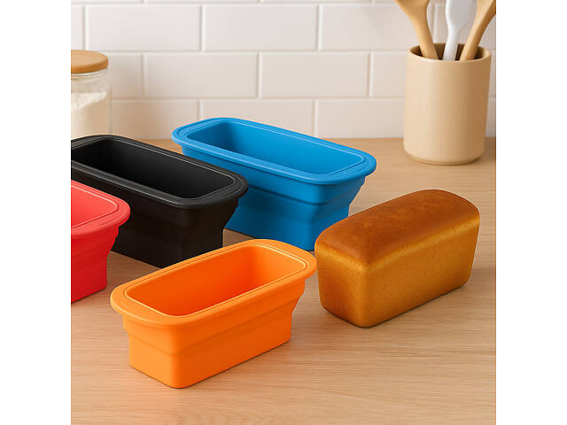 Форма для випікання хліба силіконова 29.5х12.3х11 см - Фото 2