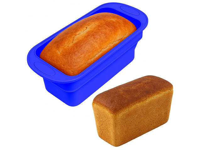Форма для випікання хліба силіконова 29.5х12.3х11 см - Фото 1