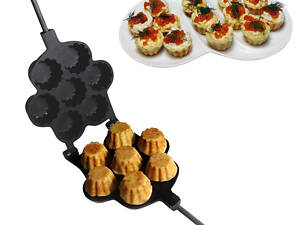 Форма для випічки кошиків, кексів і тарталеток з антипригарним / тефлоновим покриттям