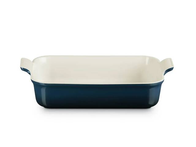 Форма для випікання Le Creuset Stoneware Heritage Rectangular Dish Nuit 7110219129000100 19 см синя - Фото 1