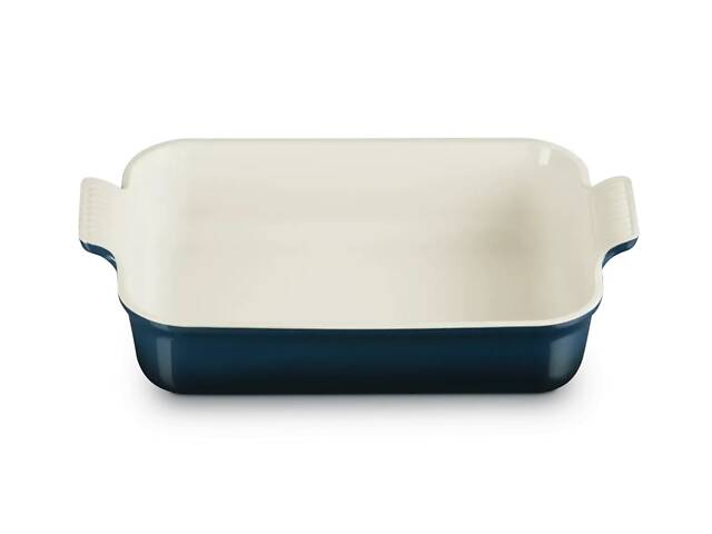 Форма для випікання Le Creuset Stoneware Heritage Rectangular Dish Nuit 7110219129000100 19 см синя - Фото 3