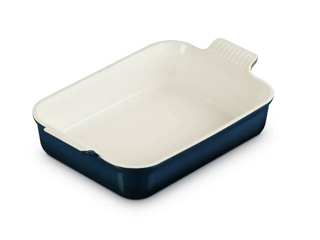 Форма для випікання Le Creuset Stoneware Heritage Rectangular Dish Nuit 7110219129000100 19 см синя - Фото 4